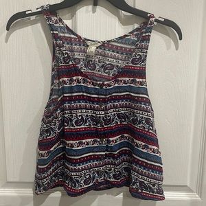 Forever 21 tank top cute paisley design